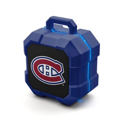 NHL Montreal Canadiens ShockBox LED Wireless Bluetooth Speaker, Team Color