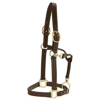 Dover Saddlery Palermo Halter, COB-C/S, Chocolate