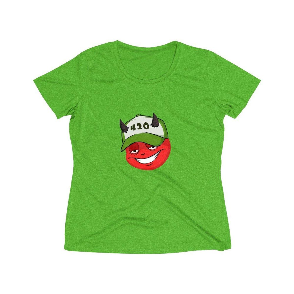 420 Nasty Nate Women's Heather Wicking Tee