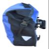 Pannier single bag, Waterproof, Black, for touring and Reflective spots for visibility at nights view 2