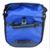 Pannier single bag, Waterproof, Black, for touring and Reflective spots for visibility at nights view 3