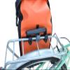 Pannier single bag, Waterproof, Black, for touring and Reflective spots for visibility at nights view 4