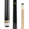 ASKA Short Kids Cue LCS, Canadian Hard Rock Maple Billiard Pool Cue Stick (Black 36 inches, Wrapless) view 1