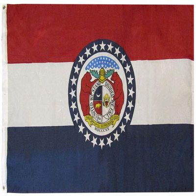 AES American Wholesale Superstore 3x5 State of Missouri 3'x5' Premium Quality Heavy Duty 75D Polyester Flag (RUF)