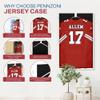 PENNZONI Jersey Frame Display Case - Clear Acrylic Sports Jersey Display Case, Jersey Display Frame for Baseball, Football, Hockey, Soccer & Basketball | Black Back view 4