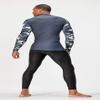 DEVOPS 3 Pack Men's Athletic Turtle Neck Long Sleeve Compression Shirts (X-Large, Black/Camo Charcoal/White) view 4