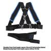 Adjustable Sled Shoulder Harness, Heavy-Duty Nylon Training Belt with 5 D-Rings, Speed Power Training Equipment for Running, Tire Pulling, Strength Training view 2