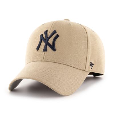 '47 Brand MLB New York Yankees Cap B-MVP17WBV-KHA, Mens, Beige/Khaki,
