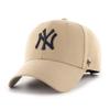 '47 Brand MLB New York Yankees Cap B-MVP17WBV-KHA, Mens, Beige/Khaki,
