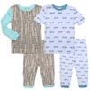Asher and Olivia 3T Boys Pajamas Toddler Pjs Set Pants Sleepers for Kids Sleepwear Organic Cotton view 1