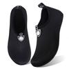WateLves Water Shoes for Womens Mens Barefoot Quick-Dry Aqua Socks for Beach Swim Surf Yoga Exercise Camping Must Haves (Dots Black, 38/39) view 1