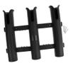 FHelectronic 3 Hole Fishing Rod Holder with 4Pieces Mounting Screws fit for Vertically Mounted Yacht or Boat (Black) view 2
