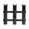 FHelectronic 3 Hole Fishing Rod Holder with 4Pieces Mounting Screws fit for Vertically Mounted Yacht or Boat (Black) view 4
