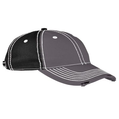 Adams Adult Distressed Rambler Cap OS CHARCOAL / BLACK