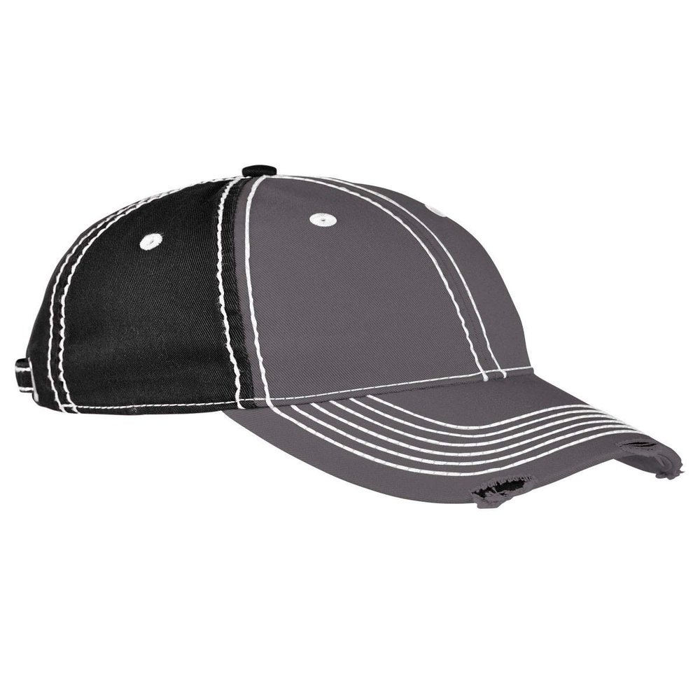 Adams Adult Distressed Rambler Cap OS CHARCOAL / BLACK