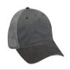 Adams Pigment-Dyed Twill & Mesh 5 Panel Trucker Cap OS CHRCL/ BLK/ GRY view 1