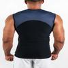 DEVOPS 3 Pack Men's Athletic Compression Mesh Sleeveless Shirts (X-Large, Black/Black/Black) view 2