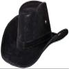 HMS Unisex-Adult's LEATHERLIKE COWHAND HAT, Black, One Size view 2