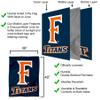 Cal State Fullerton Titans Double Sided House Flag view 3