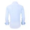 Alex Vando Mens Rayon Dress Shirts Wrinkle Free Regular Fit Stretch Button Down Shirt,Blue,S view 2