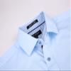 Alex Vando Mens Rayon Dress Shirts Wrinkle Free Regular Fit Stretch Button Down Shirt,Blue,S view 3