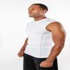 DEVOPS 3 Pack Men's Athletic Compression Mesh Sleeveless Shirts (Medium, White/White/White) view 4