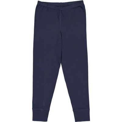 Marky G Apparel Girls' Big Baby Rib Pajama Pant, Navy, 10