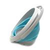 SAMMART 5L / 1.32 Gallon Collapsible Plastic Bucket - Foldable Round Tub - Portable Fishing Water Pail - Space Saving Outdoor Waterpot (5L Round, Grey/Bright Blue) view 2