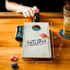 ACA American Cornhole Association Table Top Mini Cornhole Game Set American Flag Raise view 4