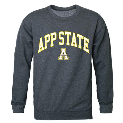 Appalachian State Mountaineers NCAA Campus Crewneck Sweatshirt - XX-Large, Heather Charcoal