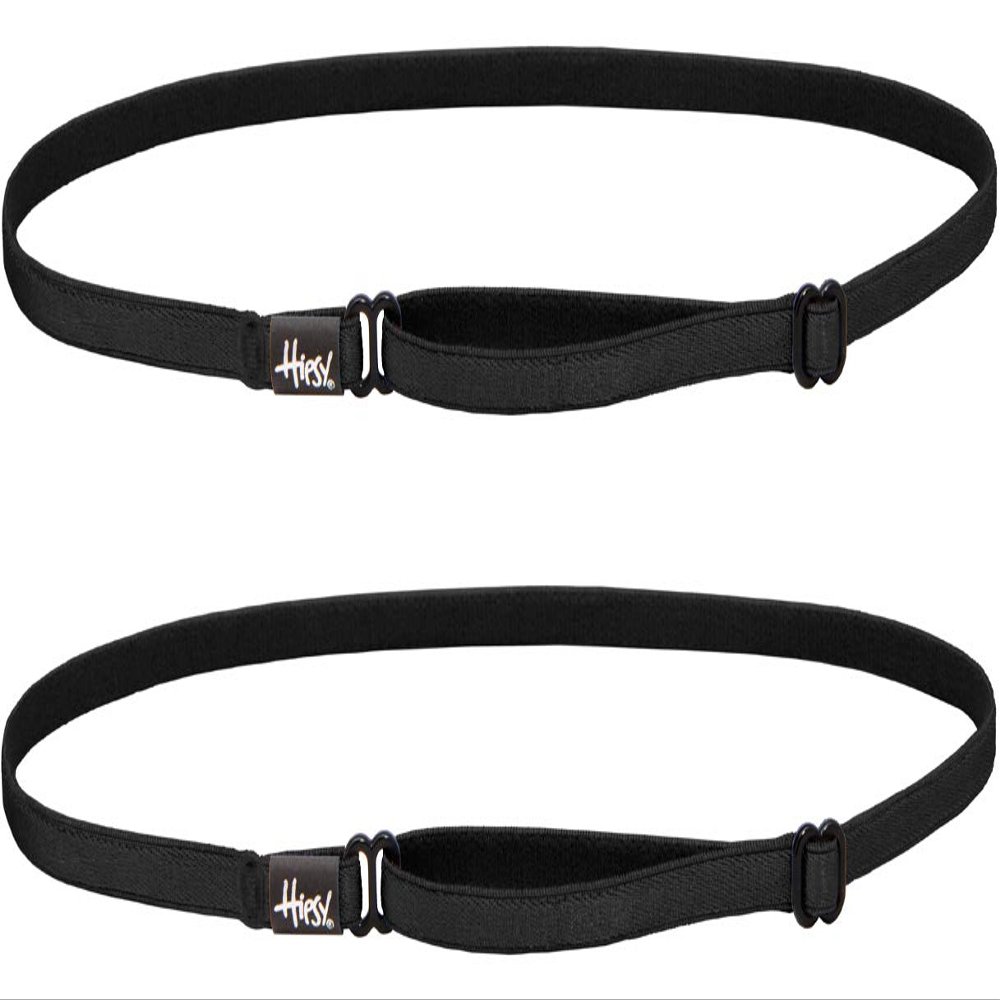 Hipsy Women's Elastic & Adjustable Running Headband Multi Pack (Elastic Black 2pk)
