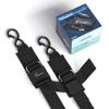 Pontoon & Boat Trailer Transom Straps (2PK) - 48" Tie Down Adjustable Boat Strap for Trailer - Outperforms Ratchet & Retractable Tie-Down Strap - Transom Tiedowns for Secure Transportation view 1