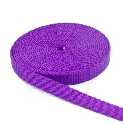 1/2 Inch Width Nylon Webbing - Medium Weight : 5 Yards 1/2" Strap Webbing Plus (Purple)