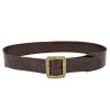 TOURBON Adjustable Vintage Leather .38 .357 Caliber Handgun Bandolier Cartridge Belt view 2