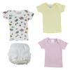 bambini White Girl's T-Shirtsand Fancy Pants Underwear view 1