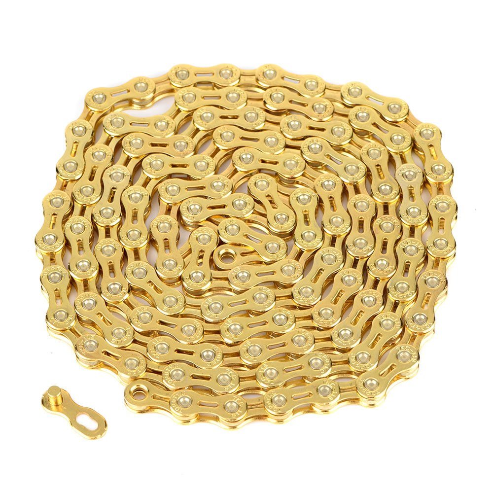 11 Speed Bike Chain, Hollow-Out Design, Strong Steel Construction with Anti Coating, High Variable Speed Performance for Mainstream Bikes