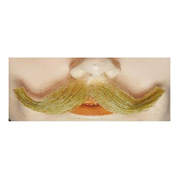 Lacey Wigs English Mustache White