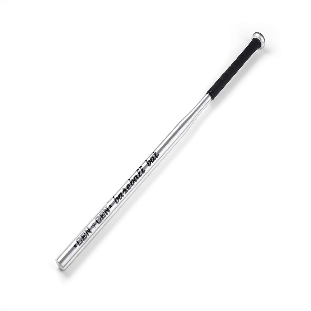 Baseball Bat, Baseball Bat Used for Baseball, Alloy Steel, with Carrying Bag, Home/Car/Self Safe, Batting Practice (Silver)