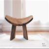 BLUECONY Meditation Bench IKUKO Basic, Preassembled Version, Wooden Kneeling Ergonomic Seiza - Solid Wood Dark Walnut, Low Height (6" or 16 cm) view 1