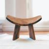 BLUECONY Meditation Bench IKUKO Basic, Preassembled Version, Wooden Kneeling Ergonomic Seiza - Solid Wood Dark Walnut, Low Height (6" or 16 cm) view 4
