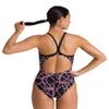 arena Carbonics Pro Light Drop Back Maxlife One Piece Swimsuit, Black - Red, 22 view 3