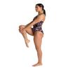 arena Carbonics Pro Light Drop Back Maxlife One Piece Swimsuit, Black - Red, 22 view 4