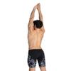 ARENA Men's Team Color Print Jammer Athletic Training Swimsuit Bathing Suit, MaxLife Chlorine Resistant Fabric, Carbonics Pro Black/Gray, 20 view 3