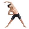 ARENA Men's Team Color Print Jammer Athletic Training Swimsuit Bathing Suit, MaxLife Chlorine Resistant Fabric, Carbonics Pro Black/Gray, 20 view 4