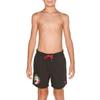 ARENA Superhero Print MaxLife Swim Boxer Swimsuit, Black - Multicolor, Small view 1