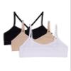 Maidenform Girls' Seamless 3-Pack Beginner Crop Bra (Little Big Kids) view 1