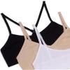 Maidenform Girls' Seamless 3-Pack Beginner Crop Bra (Little Big Kids) view 2