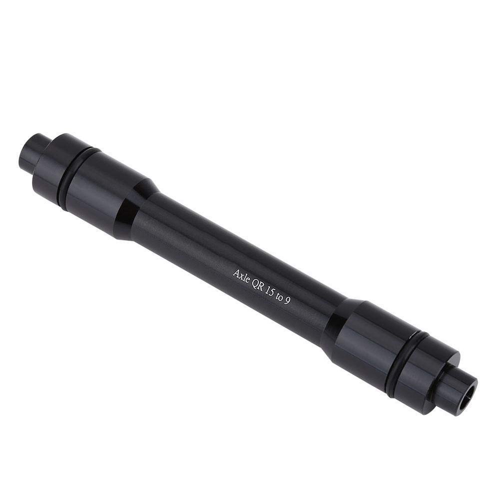 Bikes Hub Adapter, Road Wheel Fork Axle for 15mm Thru Axle Hub to 9mm Quicks Releases Shaft for Mountain Bike