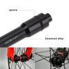 Bikes Hub Adapter, Road Wheel Fork Axle for 15mm Thru Axle Hub to 9mm Quicks Releases Shaft for Mountain Bike view 4