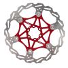Disc Brake Rotor with Bolts, Brake Disc 160/180/203mm Mountain Type Floating Pad (red 203mm) view 2